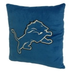 Detroit Lions NFL 16" Embroidered Plush Pillow with Applique