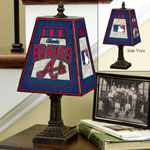 Atlanta Braves MLB Art Glass Table Lamp