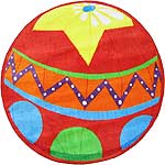 Circus Ball Rug (39" Round)