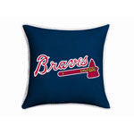 Atlanta Braves MLB Microsuede 18" Toss Pillow