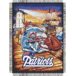 New England Patriots NFL "Home Field Advantage" 48" x 60" Tapestry Throw