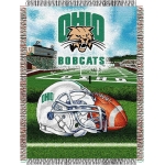 Ohio Bobcats NCAA College "Home Field Advantage" 48"x 60" Tapestry Throw