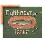 Cutthroat Trout - Contemporary mount print with beveled edge