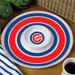 Chicago Cubs MLB 14" Round Melamine Chip and Dip Bowl