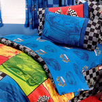 NASCAR In The Race Twin Sheet Set