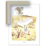 Pooh's Party - Framed Print