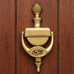 Oklahoma State Cowboys NCAA College Brass Door Knocker
