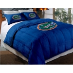 Florida Gators College Twin Chenille Embroidered Comforter Set with 2 Shams 64" x 86"