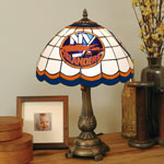 New York Islanders NHL Stained Glass Tiffany Table Lamp