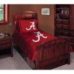 Alabama Crimson Tide NCAA College Twin Comforter Set 63" x 86"