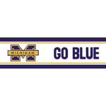 Michigan Wolverines 5 1/4" Tall Wallpaper Border