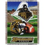Purdue Boilermakers NCAA College "Home Field Advantage" 48"x 60" Tapestry Throw