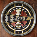 Purdue Boilermakers NCAA College 12" Chrome Wall Clock