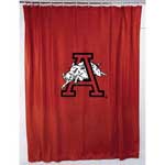 Arkansas Razorbacks Locker Room Shower Curtain