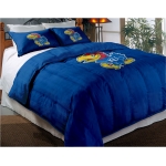 Kansas Jayhawks College Twin Chenille Embroidered Comforter Set with 2 Shams 64" x 86"