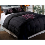 Texas A&M Aggies College Twin Chenille Embroidered Comforter Set with 2 Shams 64" x 86"