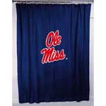 Mississippi Ole Miss Rebels Locker Room Shower Curtain