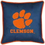 Clemson Tigers Side Lines Toss Pillow