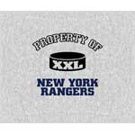 New York Rangers 58" x 48" "Property Of" Blanket / Throw