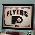 Philadelphia Flyers NHL Framed Glass Mirror