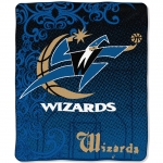 Washington Wizards NBA Micro Raschel Blanket 50" x 60"