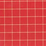 Nottingham Fabric by the Yard - Red/Gold Plaid