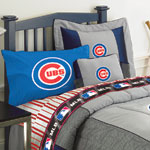 Chicago Cubs Queen Size Sheets Set