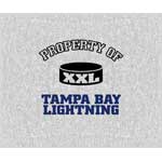 Tampa Bay Lightning 58" x 48" "Property Of" Blanket / Throw