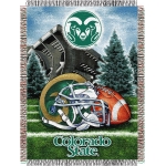 Colorado State Rams NCAA College "Home Field Advantage" 48"x 60" Tapestry Throw