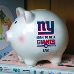 New York Giants NFL Ceramic Piggy Bank