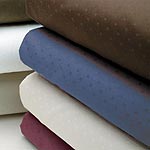 Twin 300 Thread Count 100% Cotton Swiss Dot Flat Top Sheet
