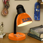 Illinois Illini NCAA College Desk Lamp