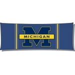 Michigan Wolverines NCAA College 19" x 54" Body Pillow