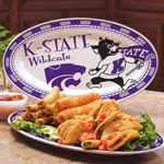 Kansas State Wildcats NCAA College 12" Ceramic Oval Platter