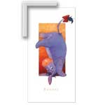 Eeyore - Storybook - Contemporary mount print with beveled edge