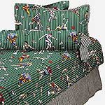 All Star Sports World Cup Green Crib Quilt - World Cup