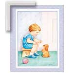 Good Boy - Contemporary mount print with beveled edge