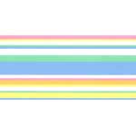Pastel Stripe Wall Border