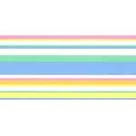 Pastel Stripe Wall Border