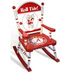 University of Alabama Team Rocking Chair