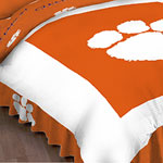 Clemson Tigers Full Bed Skirt
