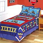 Heroes Twin Patch Quilt 4 piece set