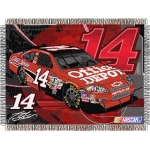 Tony Stewart #14 Office Depot NASCAR "Flash" 48" x 60" Metallic Tapestry Throw