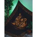 Golden Tiger Portrait Blanket