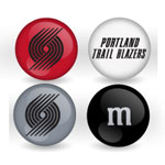Portland Trail Blazers Custom Printed NBA M&M's With Team Logo