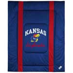 Kansas Jayhawks Side Lines Comforter