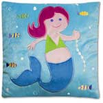 Mermaids Plush Toss Pillow