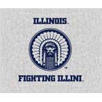 Illinois Illini 58" x 48" "Property Of" Blanket / Throw