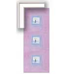 Tulips In Lilac - Contemporary mount print with beveled edge
