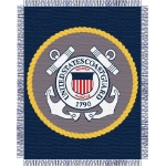 Coast Guard Military 48"x 60" Triple Woven Jacquard Throw